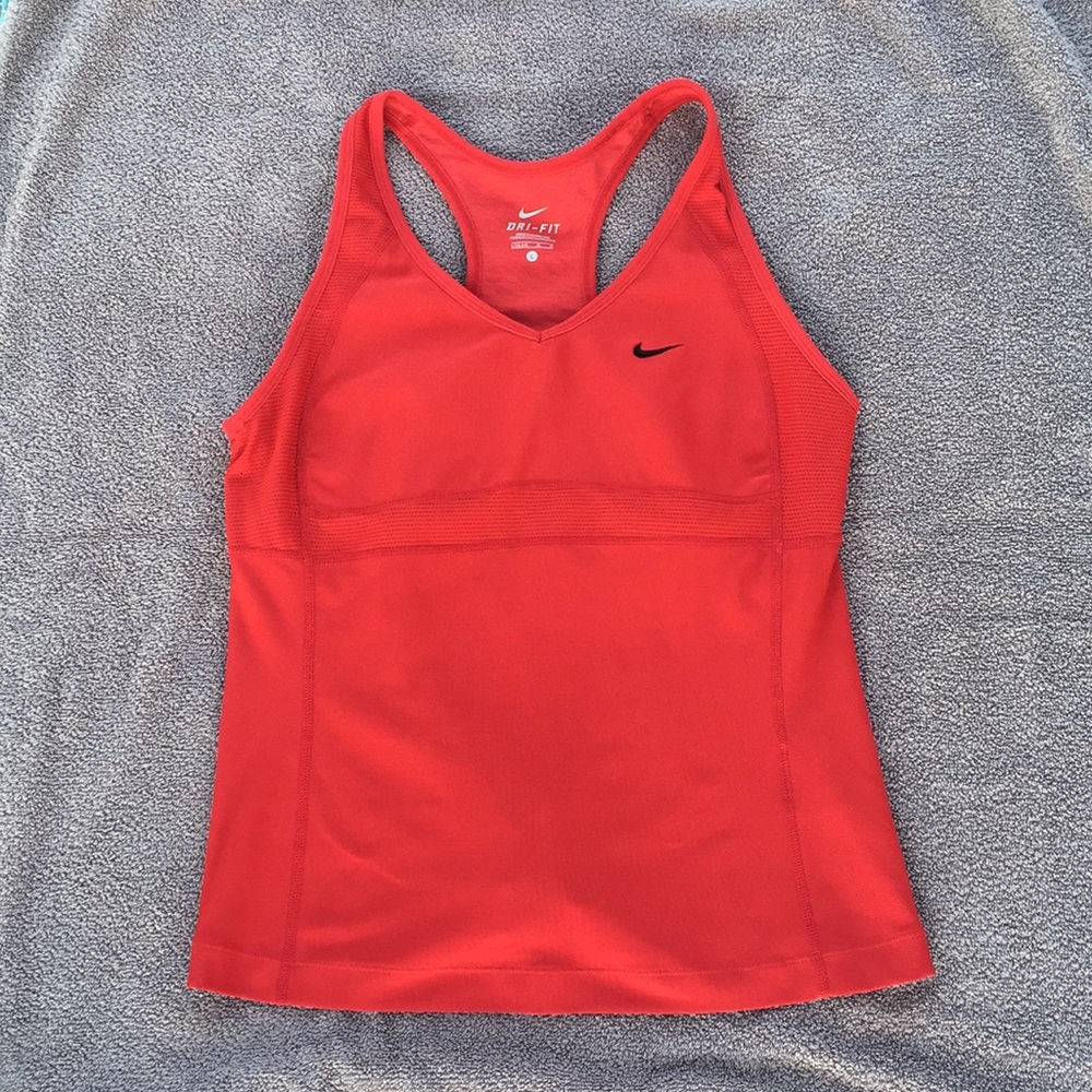 Nike Dri-Fit racer back tank with built in support